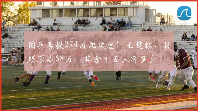 国乒喜提274万元奖金！王楚钦、孙颖莎各68万，其余十五人有多少？
