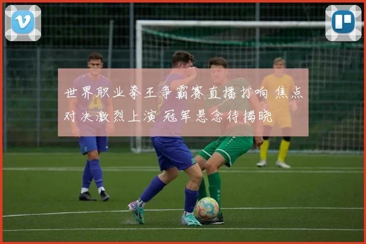 世界职业拳王争霸赛直播打响 焦点对决激烈上演 冠军悬念待揭晓