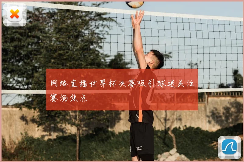 网络直播世界杯决赛吸引球迷关注赛场焦点